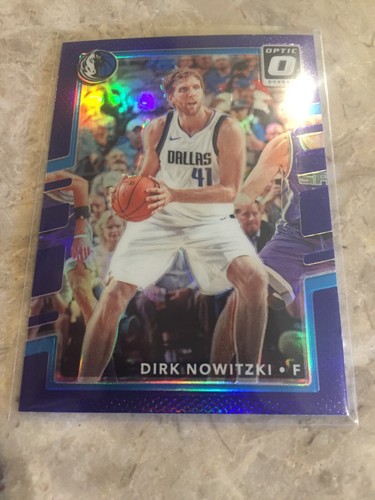 2017-18 Donruss Optic Purple Prizm #34 Dirk Nowitzki Mavs