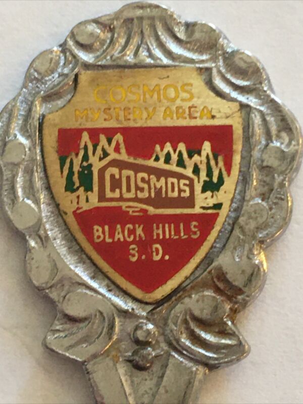 Vintage Souvenir Spoon US Collectible Cosmos Mystery Area Black Hills SD