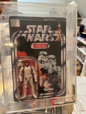 AFA U9.0Y 2006 Hasbro Star Wars George Lucas Saga Stormtrooper Disguise Mail-In