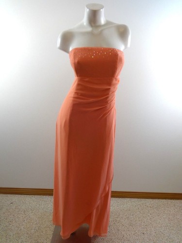 Gold Sequinned Gown, Bari Jay NWT | eBay