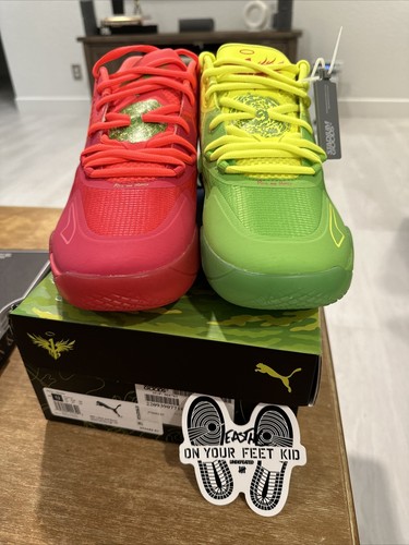 Pre-owned Puma Size 13  Mb.01 X Rick And Morty Mismatched 2022 Brand Deadstock Unworn In Red