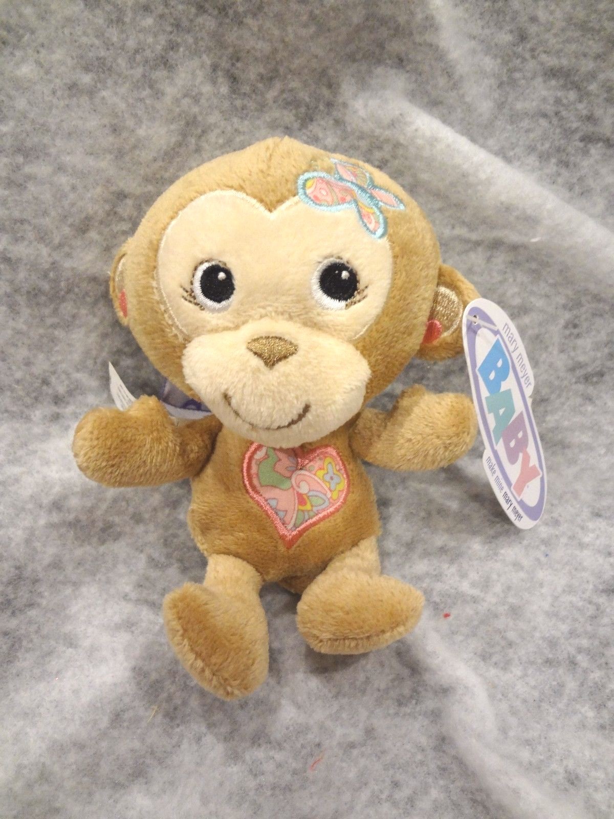 Mary Meyer Baby ~ Maddie Monkey Rattle 41300 ~ NEW with TAGS ~ FREE SHIPPING