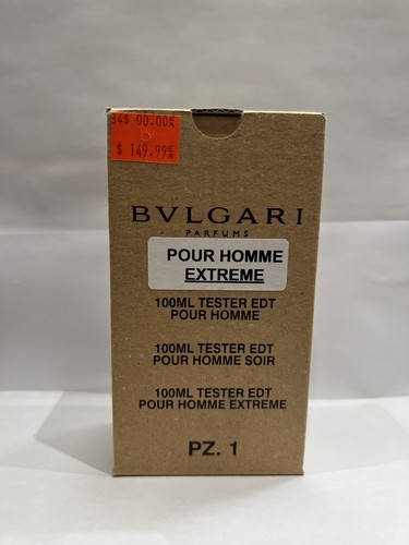 BVLGARI POUR HOMME EXTREME 100ML TESTER BOX (BRAND NEW) | eBay