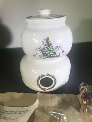 International Country Christmas Potpourri candle bowl 8966-049