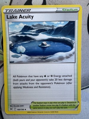 Lake Acuity Non Holo English Pokemon TCG BKZ472