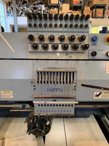 Happy embroidery machine (4 heads) As Is Must Pick Up