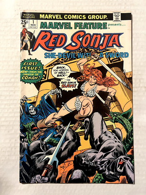 MARVEL FEATURE #1 1ST SOLO SERIES ''TEMPLE OF ABOMINATION'' GIL KANE COVER 1975