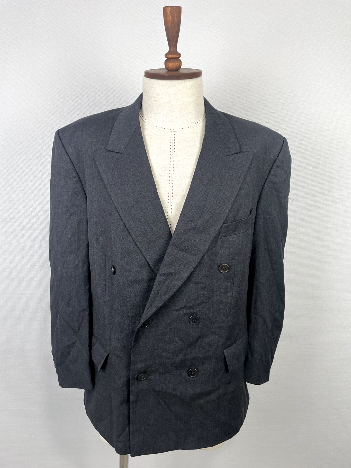 PIERRE BALMAIN ジャケット PIERRE BALMAIN Paris Black 100% Pure New Wool Tuxedo Blazer