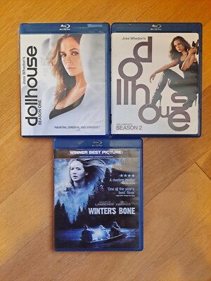 Dollhouse Complete Series Seasons 1 ,2  Blu Ray  And Winters Bone