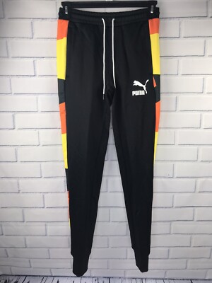 Puma Black, Orange, And Yellow Pants TL62681
