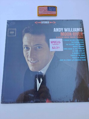 ''SS'' VINYL LP RECORD by ANDY WILLIAMS ''MOON RIVER'' (1962) COLUMBIA CS 8609