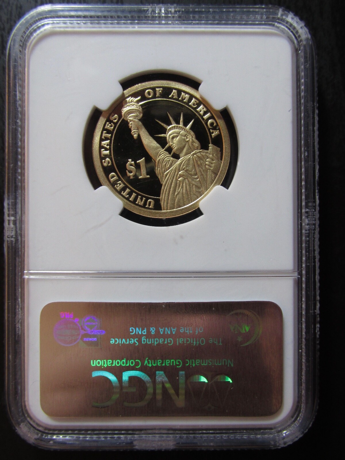 2007-S George Washington Presidential Dollar graded PF69 Ultra Cameo by NGC