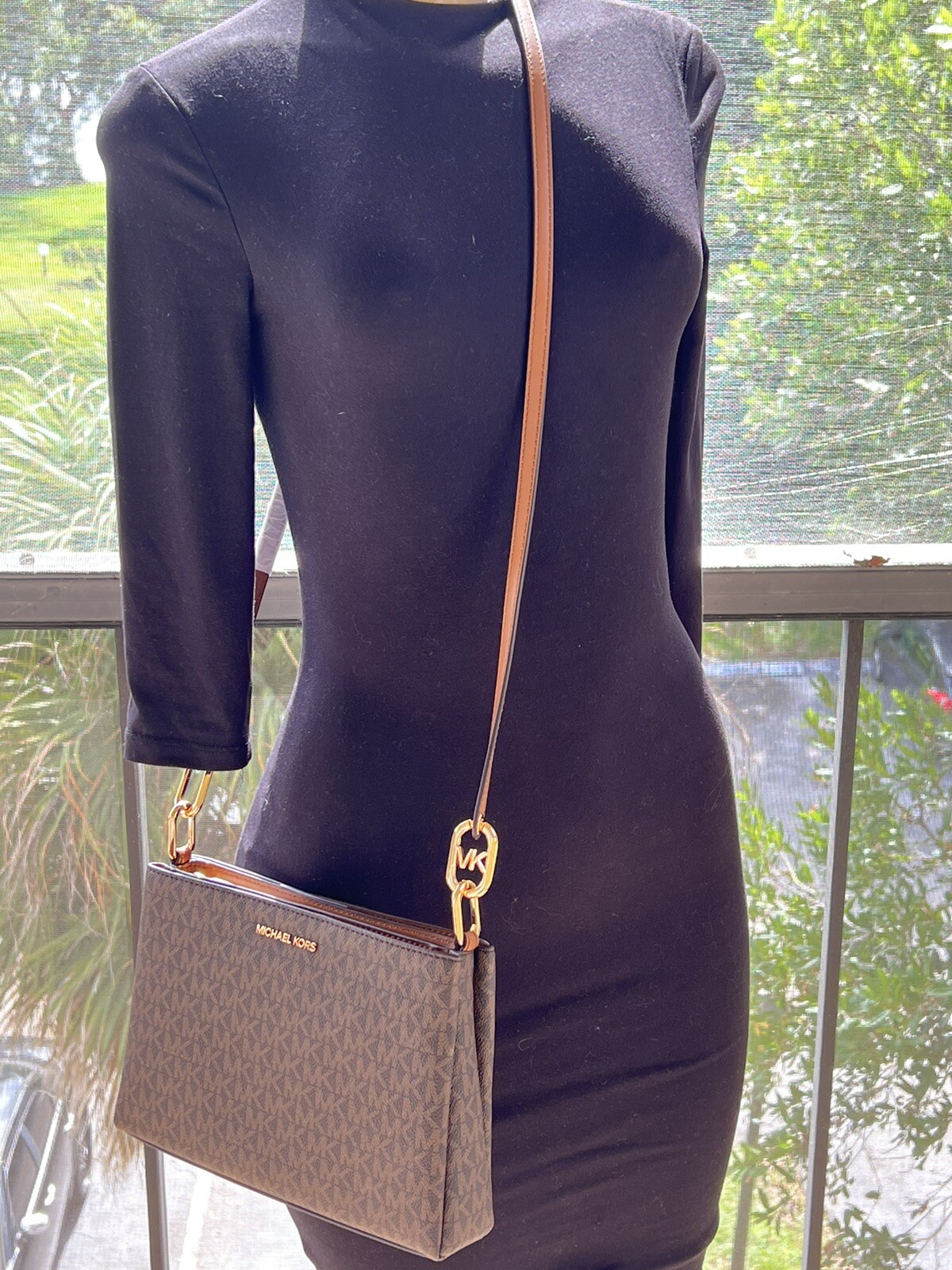 Michael Kors Trisha Medium Triple Compartment Crossbody Bag Michael Kors Trisha Medium Triple Compartment Crossbody Bag