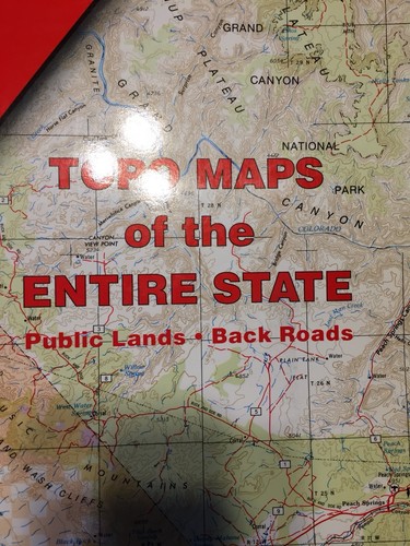 Delorme: Atlas & Gazetteer ~Topological Maps ~ ARIZONA ~ 1996