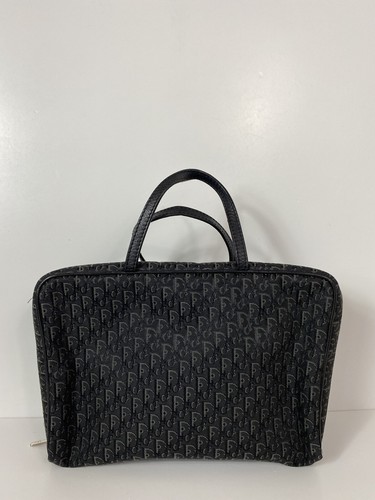 Vtg CHRISTIAN DIOR BY JOHN GALLIANO BLACK TROTTER BAG