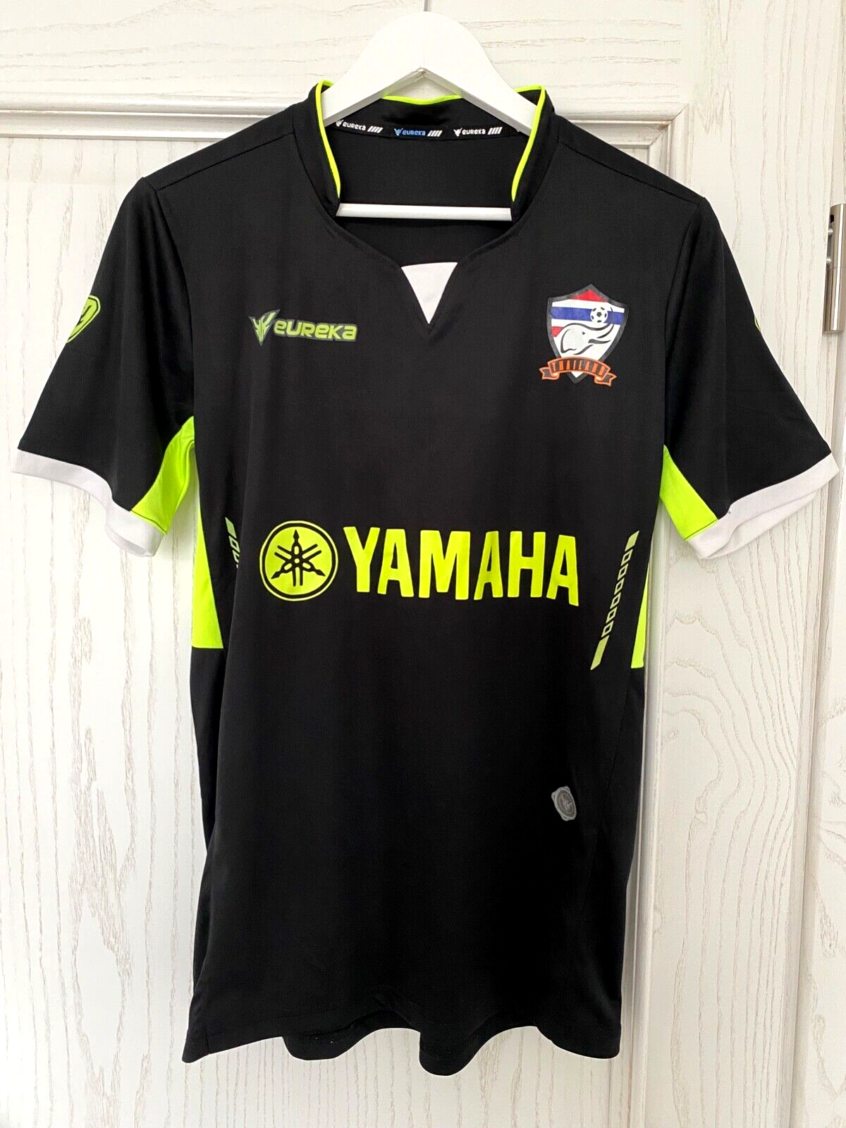 THAILAND NATIONAL TEAM YAMAHA BLACK FOOTBALL SHIRT JERSEY | eBay