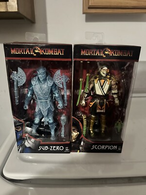 Mcfarlane mortal kombat GameStop Exclusive Scorpion And Sub-zero