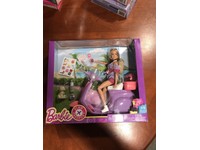barbie pink passport horse