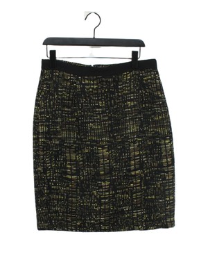 Clements Ribeiro Women's Midi Skirt XL Black Polyester