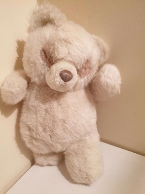Lemonwood Asia Sleeping Teddy Bear in Beige Soft Plush Toy Retired 12