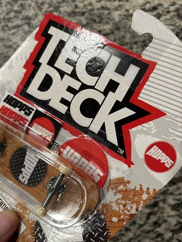 Tech Deck Hopps Skateboard Fingerboard Rare Wood