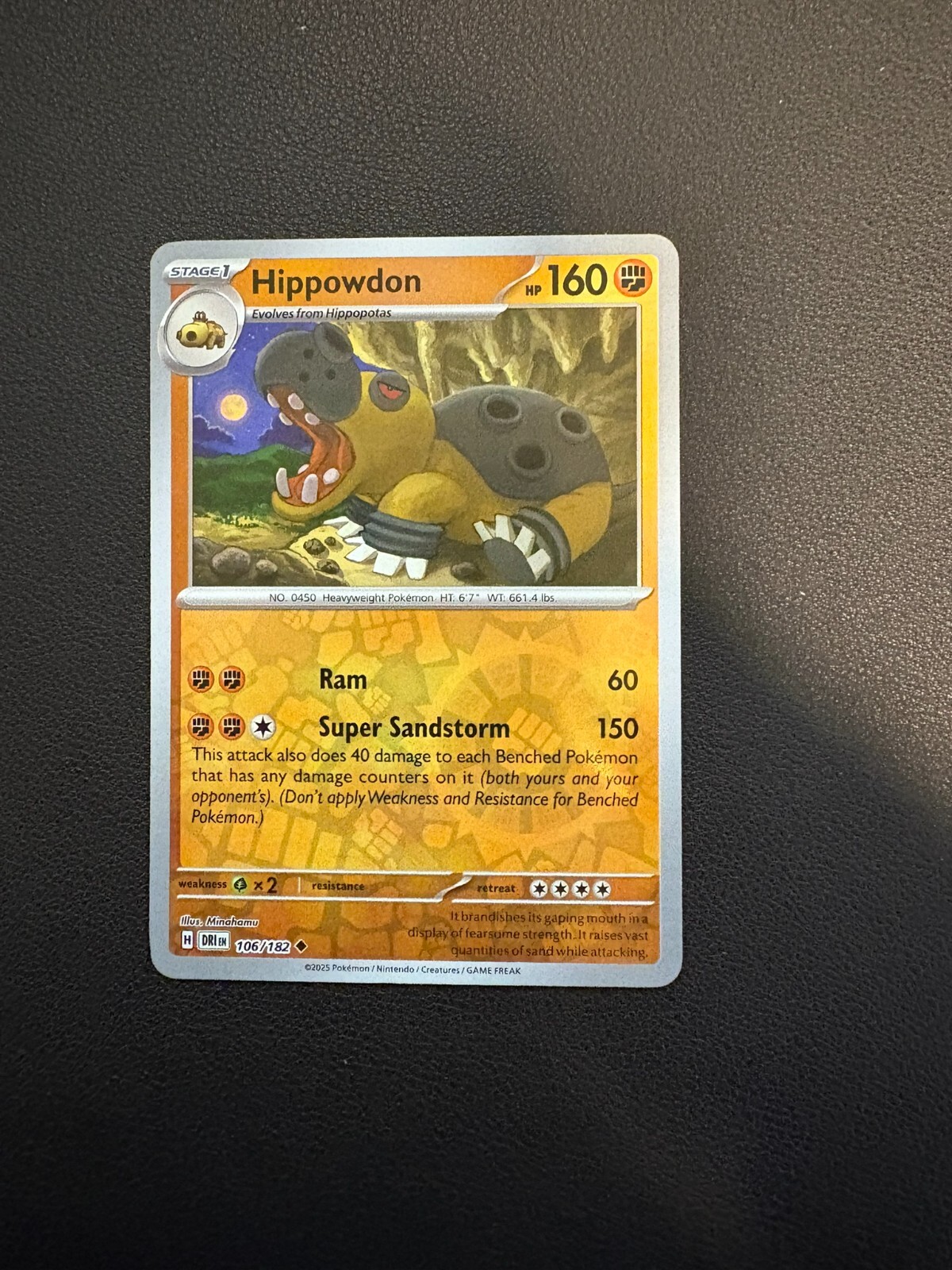 Hippowdon 106/182 Sv10: Destined Rivals Reverse Holo | eBay
