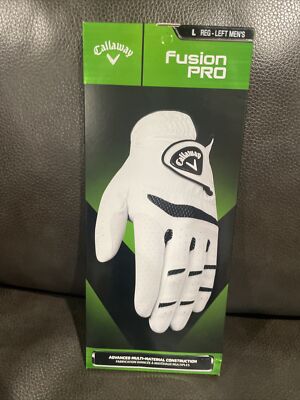 CALLAWAY FUSION PRO GLOVE MENS LEFT HAND WHITE SIZE SMALL NIP