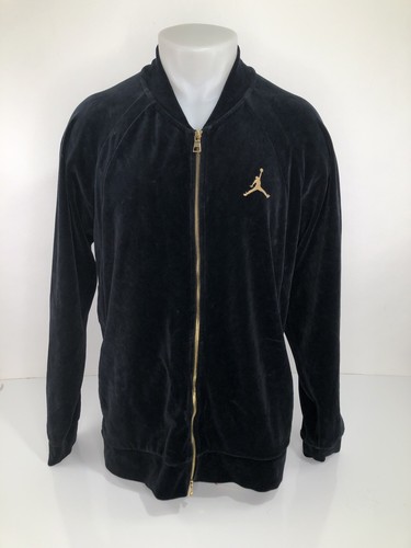 AIR JORDAN - VELOUR / VELVET - Embroidered JUMPMAN XL Track Warm Up Jacket