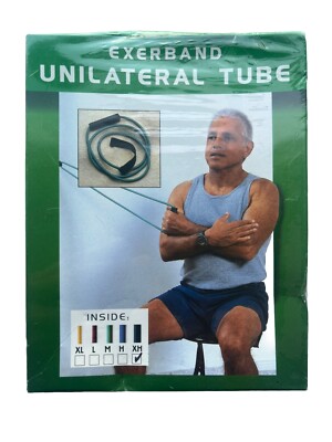 Exerband Unilateral Resistance Extra Light Resistance Exercise Tube Kit Home Gym