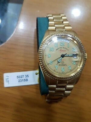 Pre-owned West End Watch Co. West End 5027.35.2315b Automatic Acrylic Crystal Oyster Swiss Unisex Rare Watch
