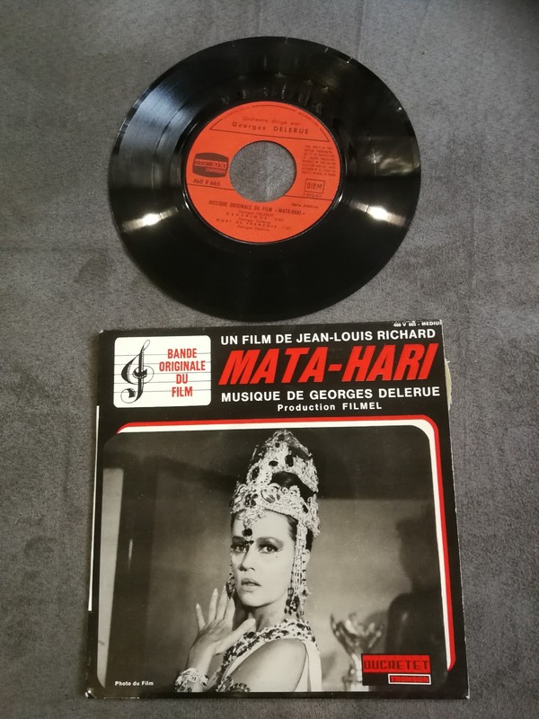 Disque 45 Tours - Georges Delerue â- Bo Du Film Mata-Hari 460 V 665 Mint Record