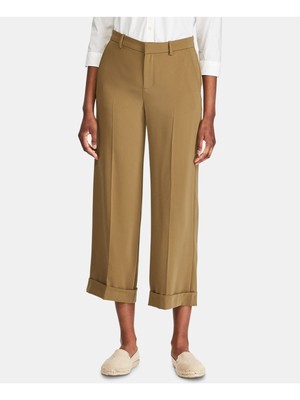

Женские укороченные брюки RALPH LAUREN Green Wear To Work Petites, Зеленый, 201747977003