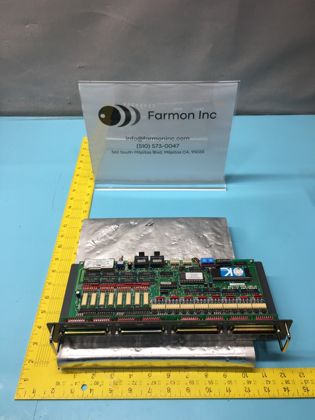 ULVAC 1014609 PCB M-NET.5001 I/O SLAVE, 137609