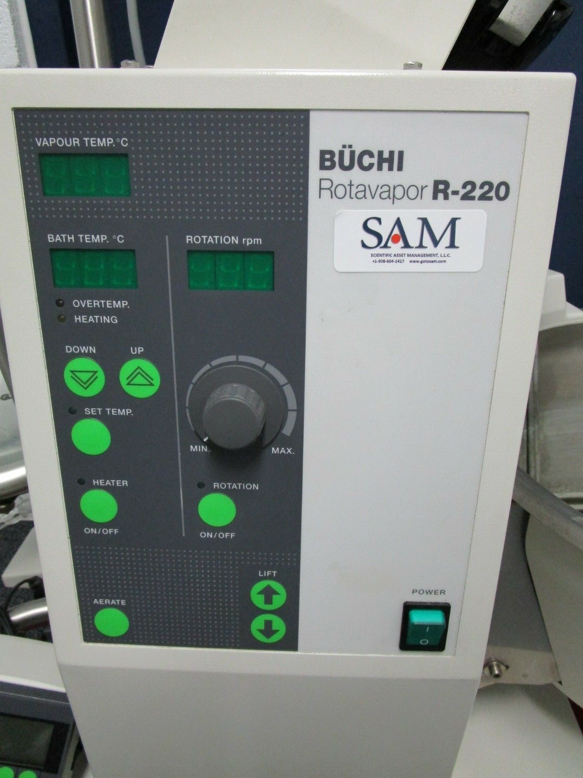 Buchi R-220 Rotovap Rotary Evaporator With Vacuum V-800