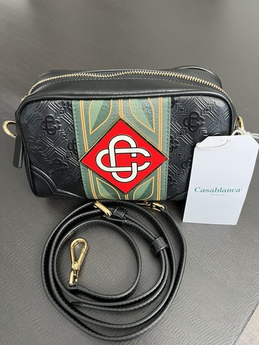 CASABLANCA Allover Monogram Crossbody Bag | eBay