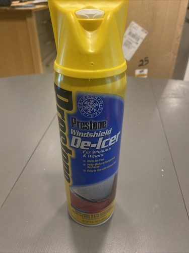 (12) Prestone Windshield De-Icers For Wipers And Windows With Ice Scraper 17 oz.