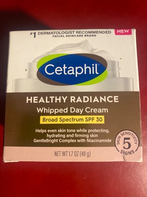 Cetaphil Healthy Radiance Whipped Hydrating Face Cream 1.7 oz. SPF 30 09/2024^