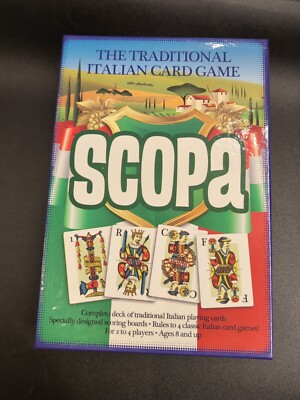 Pressman SCOPA Traditional Italian Card Game BRAND NEW SEALED