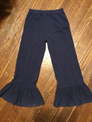 Matilda Jane Size 6  Navy Blue Big Ruffle pants
