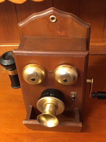Vintage Wall Telephone reproduction.