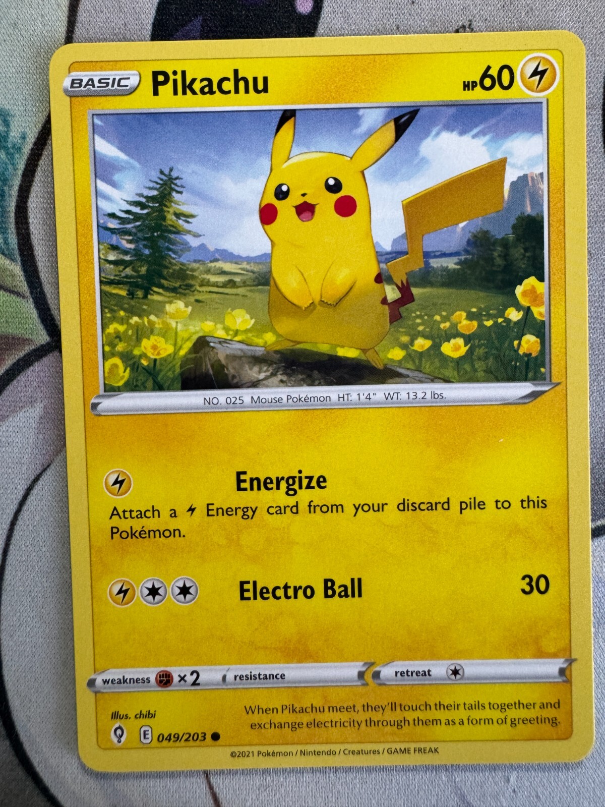 Pikachu Says NoFakes[英語版] エルサ Red Cheeks Pikachu, Potential 1 Of 1 Error Card, Ink