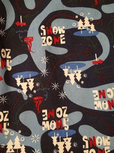 L.L. BEAN Unisex Kid's Sleepwear Pajama Bottoms Pants   - sz XL 18 - snow zone