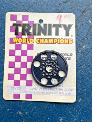 VINTAGE TRINITY 128 T  ZERO FRICTION SUPER SPUR GEAR SG128 NOS  9D