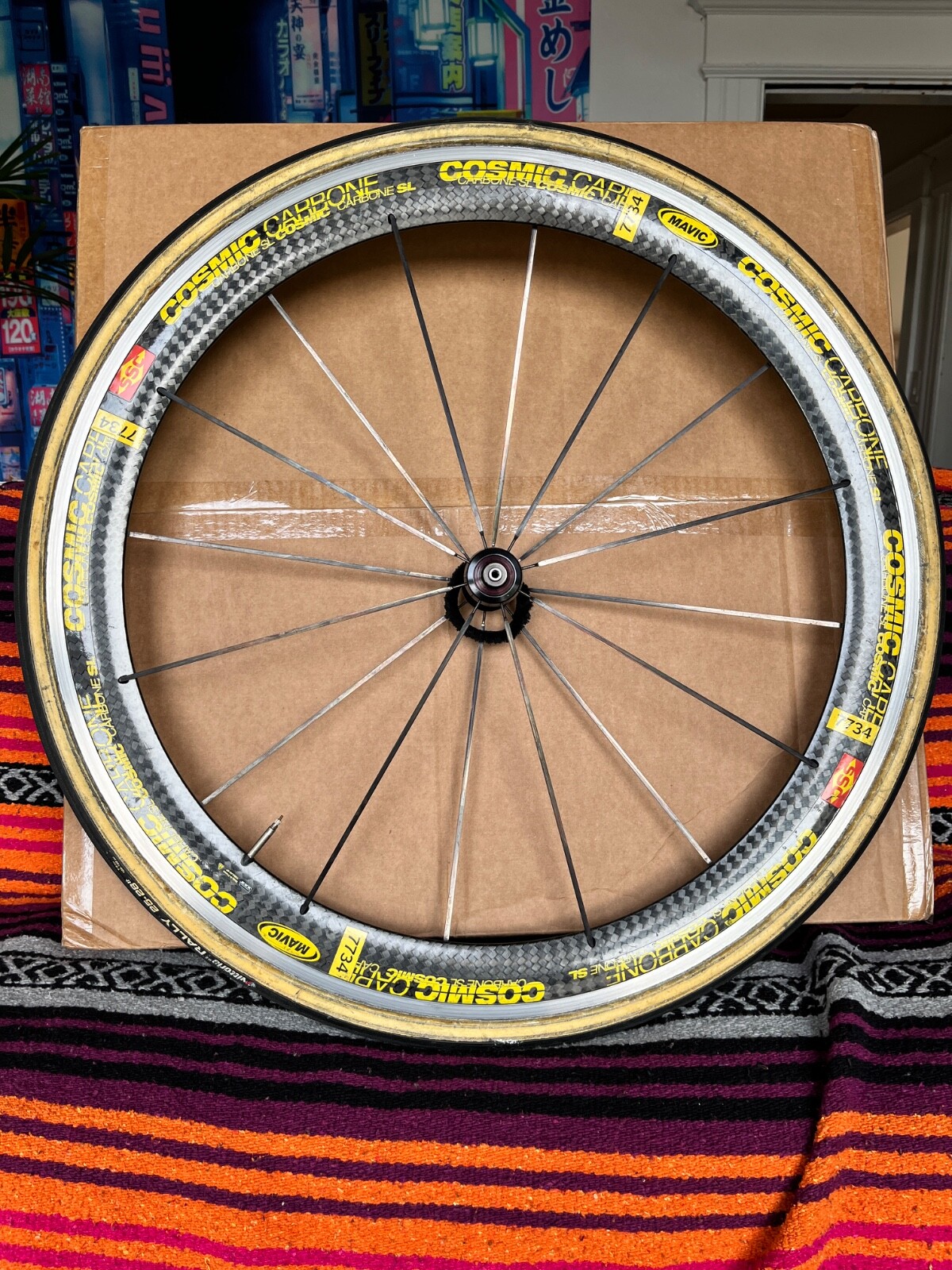 Vintage 2010-12 Mavic Cosmic Carbone SL SSC 700c F/W TUBULAR