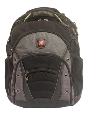 SwissGear Wenger  Backpack 17'' Laptop Black/Grey Multi Pockets Shock Absorbing