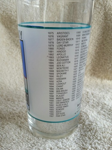 1995  KENTUCKY DERBY 121 OFFICAL MINT JULEP GLASS