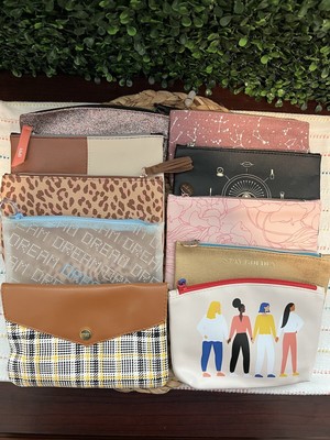 Ipsy Cosmetic Bags | Pouches | New | Zip Top | Lot Of 10