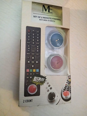 New Set of 2 TV Remote Control Finders Beeps When You Whistle Modern Expressions