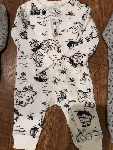 Newborn Lot Baby Boy Boys Carter’s Starting Out Sleeper Pants Hat Romper
