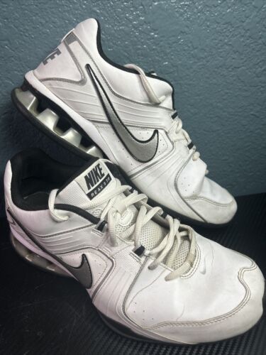 NIKE Men s REAX 5 TR Training Shoes Sz 10 White Silver 415348